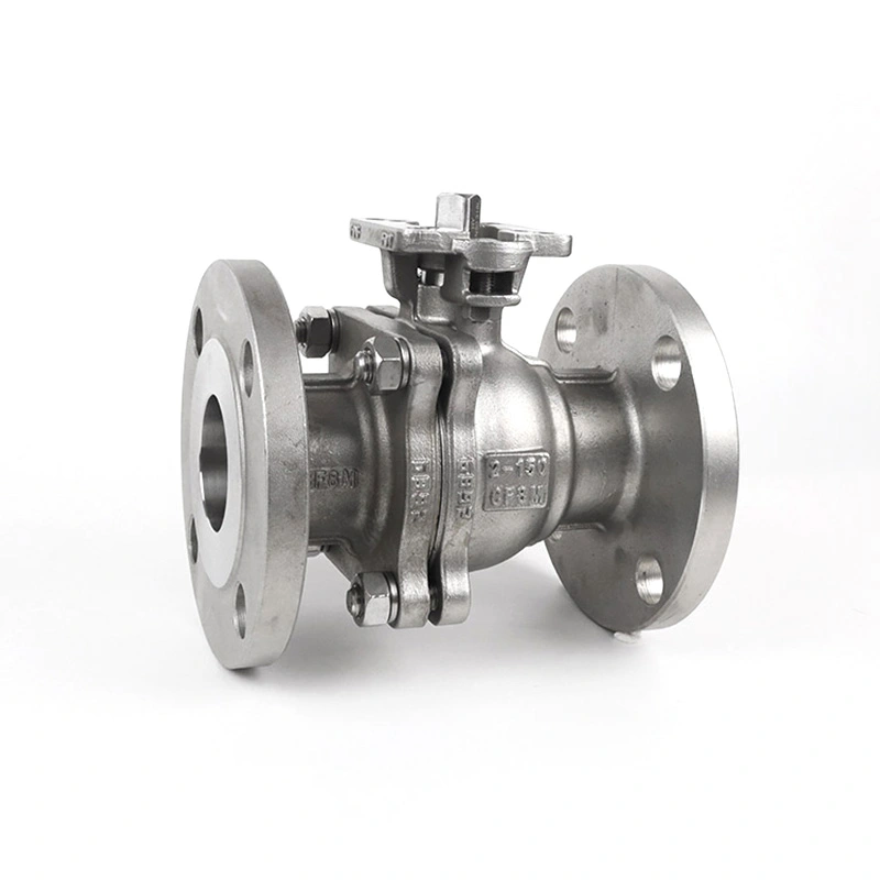 Comhla Ball Flanged Aicme ANSI 150 le Bonn ISO 5211 don Actuator